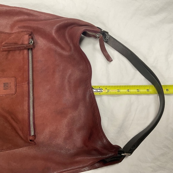 Biba Leather Shoulder Bag Convertible Backpack - Picture 9 of 11